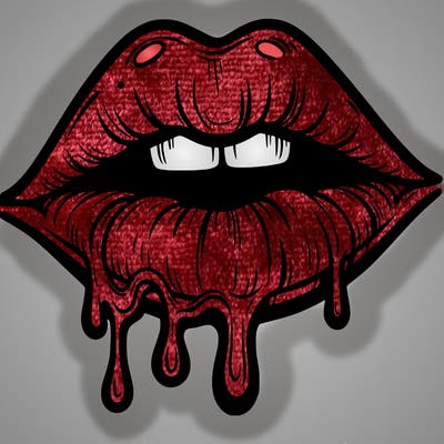 lips that look realistic and drip
