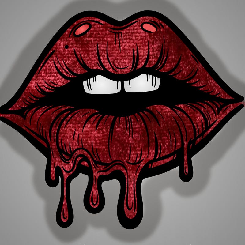lips that look realistic and drip