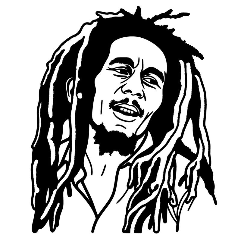 bob marley stikers