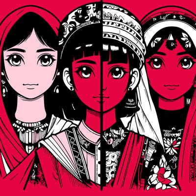 realistic girls split