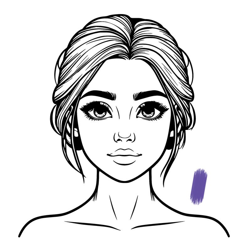 realistic girl with no makeup