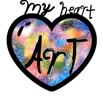 a blank heart