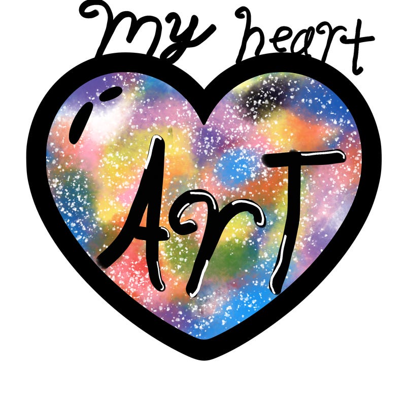 a blank heart