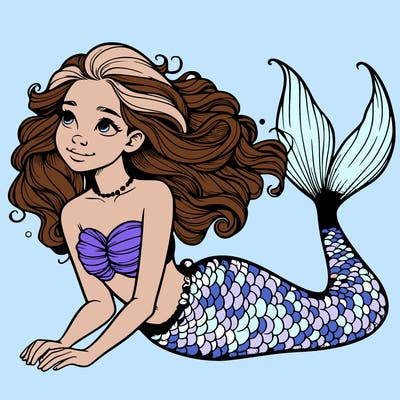a realistic mermaid