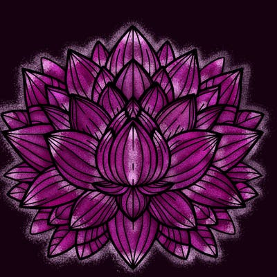 lotus flower mandala