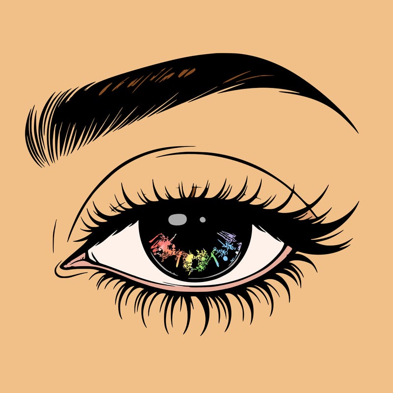 eye closed realistic