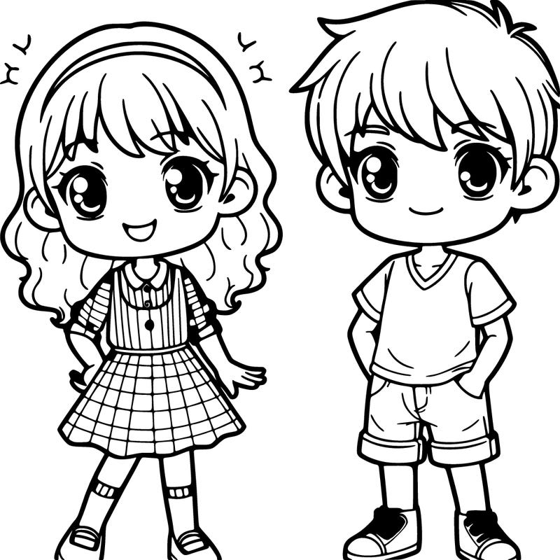 boy and girl -