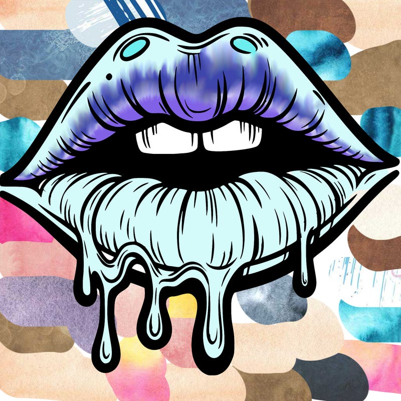 lips that look realistic and drip