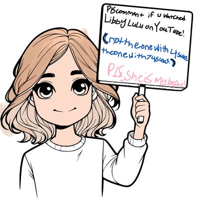 realistic girl holding up a sign