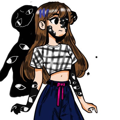 girl in a cute crop top