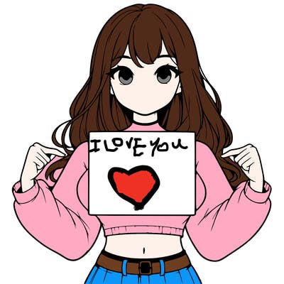 girl holding a blank sign in a long sleeve crop top