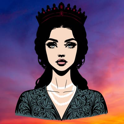 realistic beautiful queen