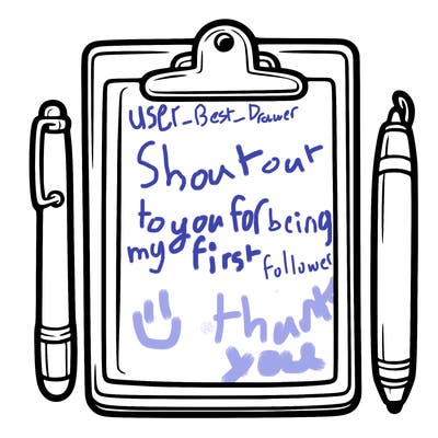 blank clip board with pen