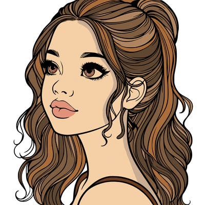 beautiful realistic girl