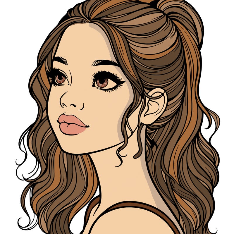 beautiful realistic girl