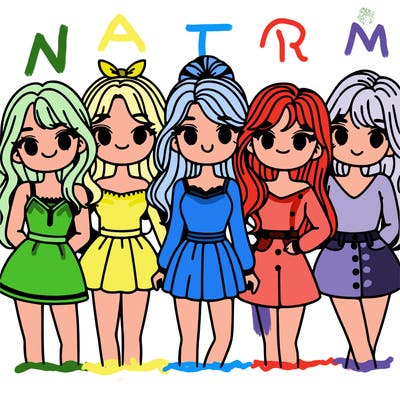five girls