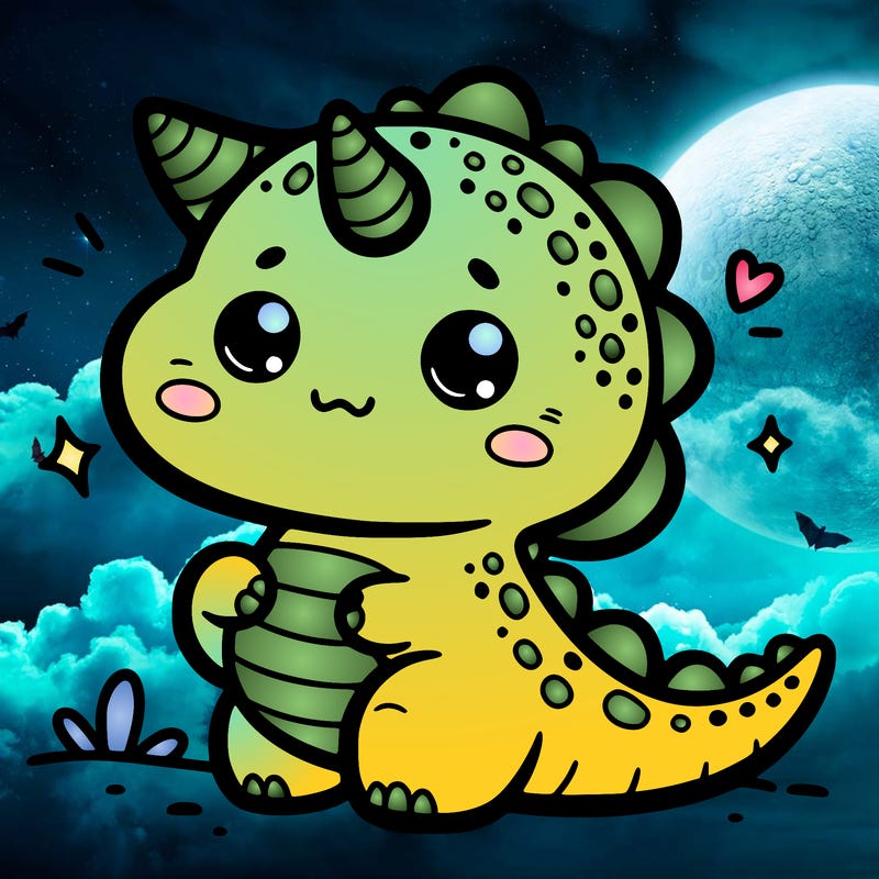 cute little dinosaur