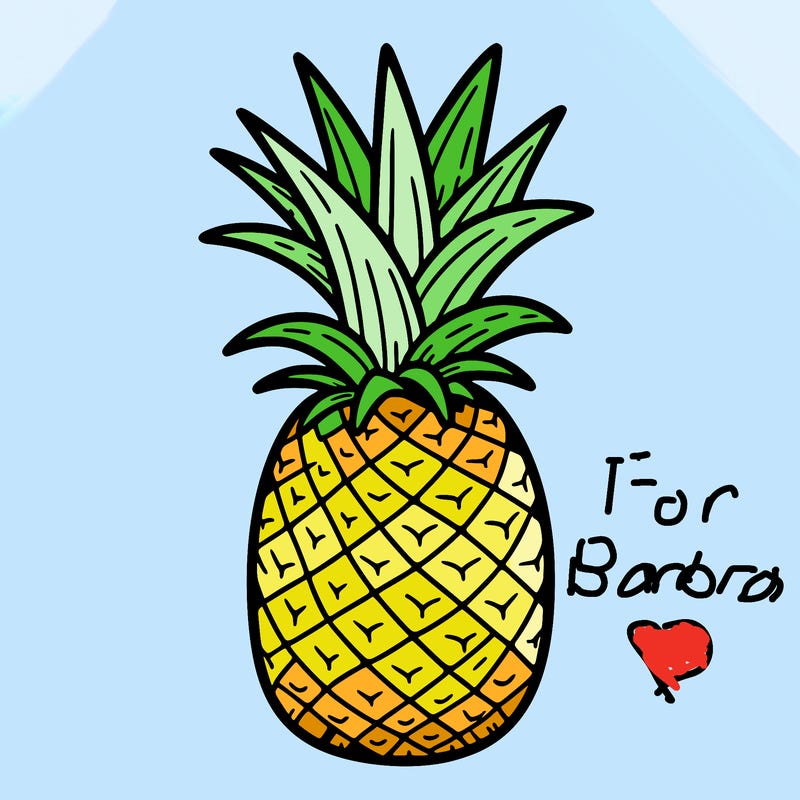 drawing of pineapple  %2c simple coloring page%2c for toddlers %2c fne line art%2c as if  drawn with a pencil%2c white background%2c simplicity%2c no shades%2c no colors