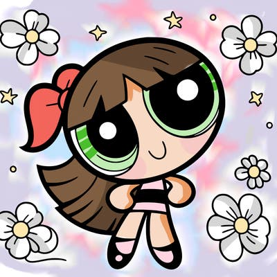 a powerpuff girl