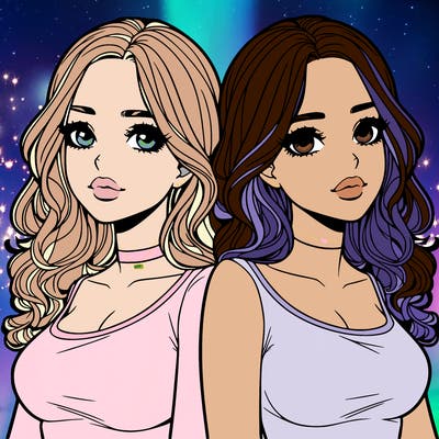 realistic twin sisters