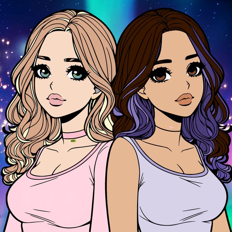 realistic twin sisters