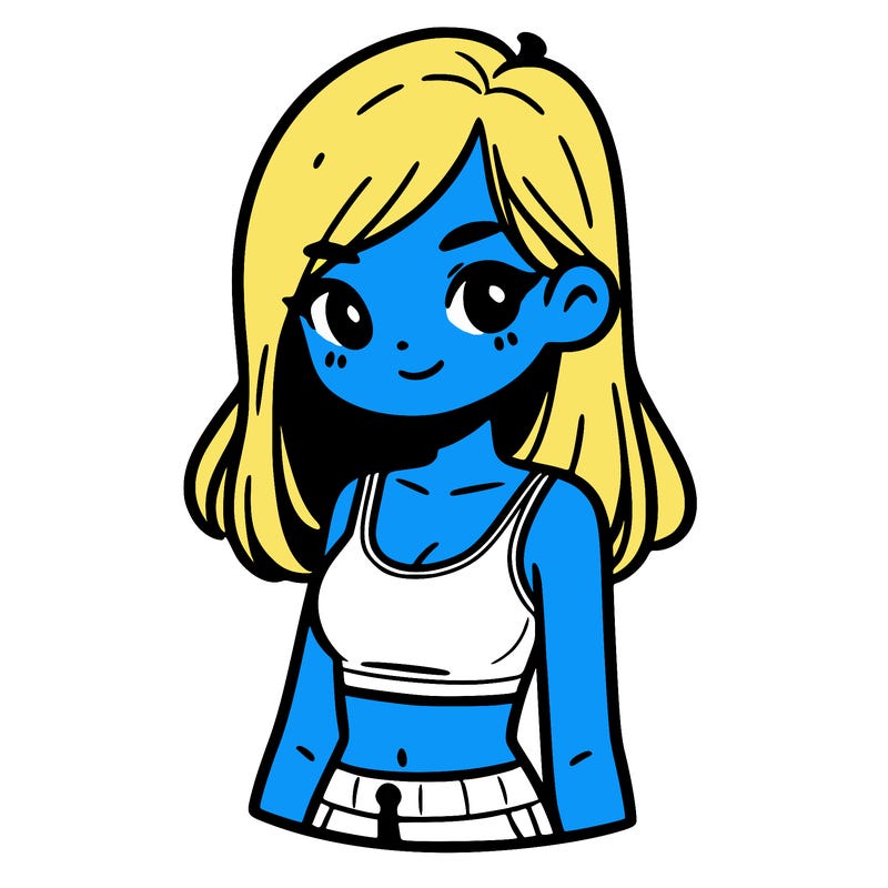girl with crop top