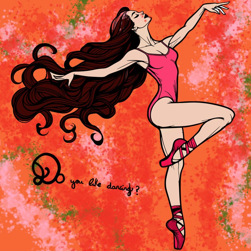 realistic woman dancer