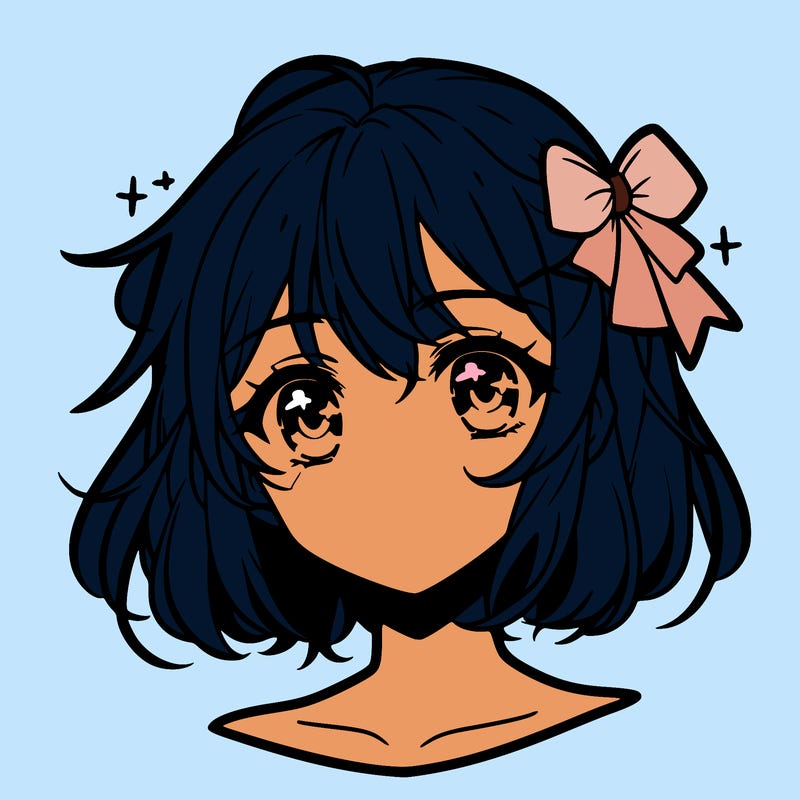 anime girl face
