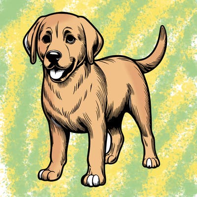 realistic dog