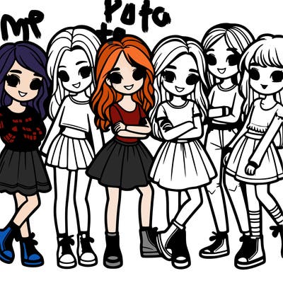 group of girls