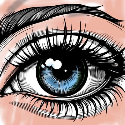 realistic eye
