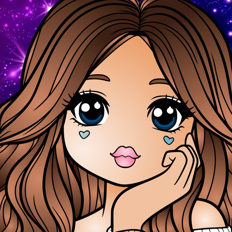 a cute teenage girl with lips