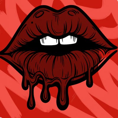 lips that look realistic and drip