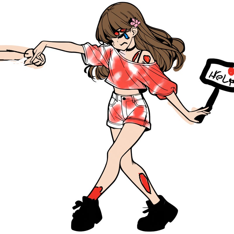 realistic girl danceing