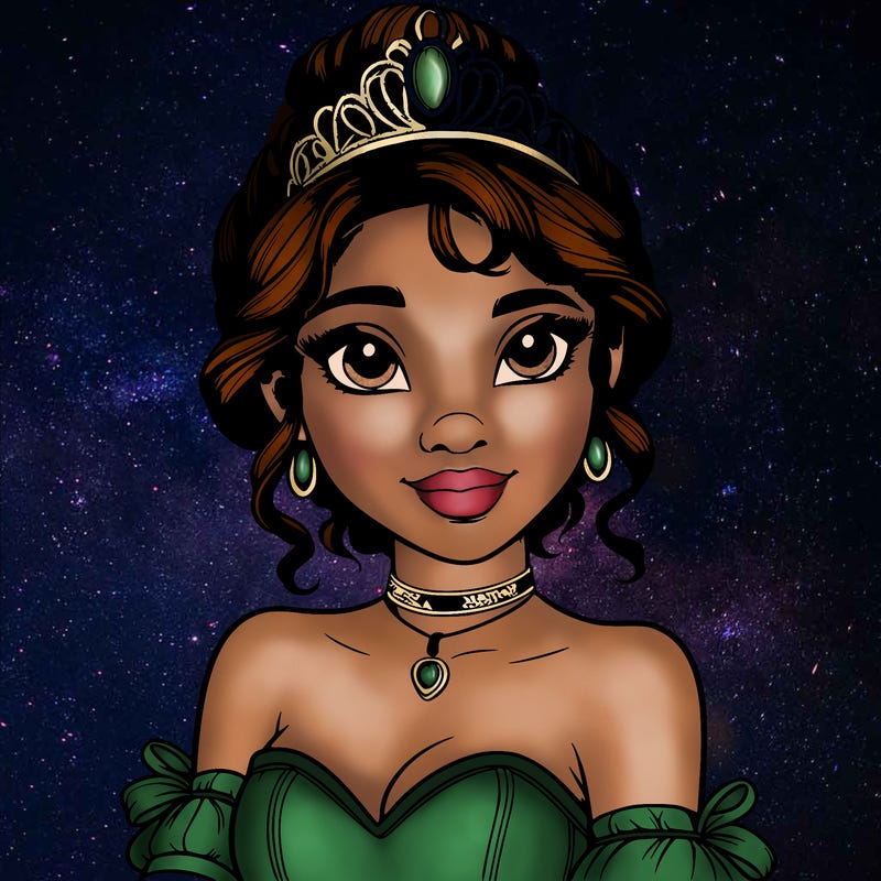 realistic princess tiana