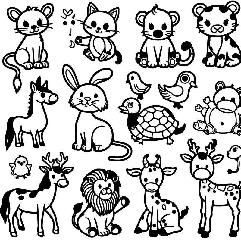 animals made