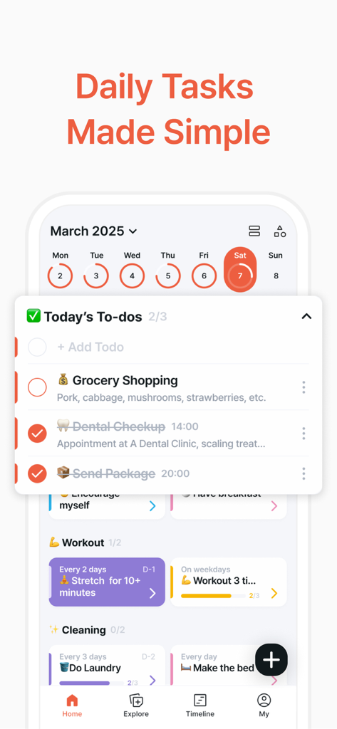 Routineday Daily Habit Tracker - Productivity App | MWM