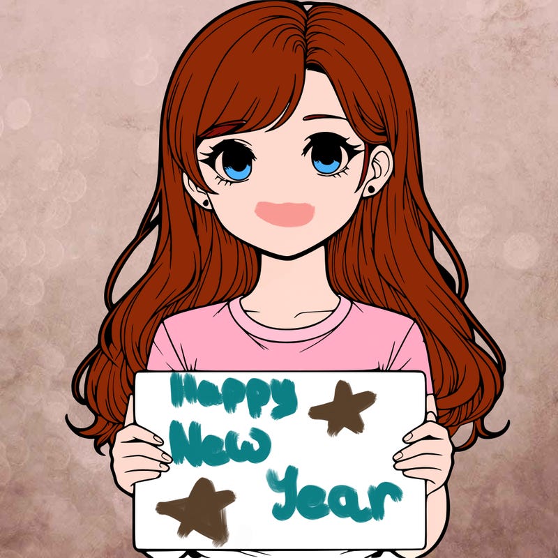 realistic girl holding a sign