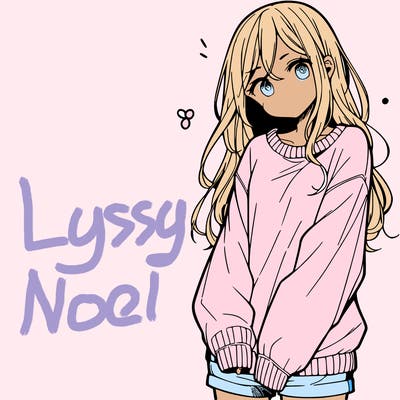 manga teen girl  in a sweater and baggy pants