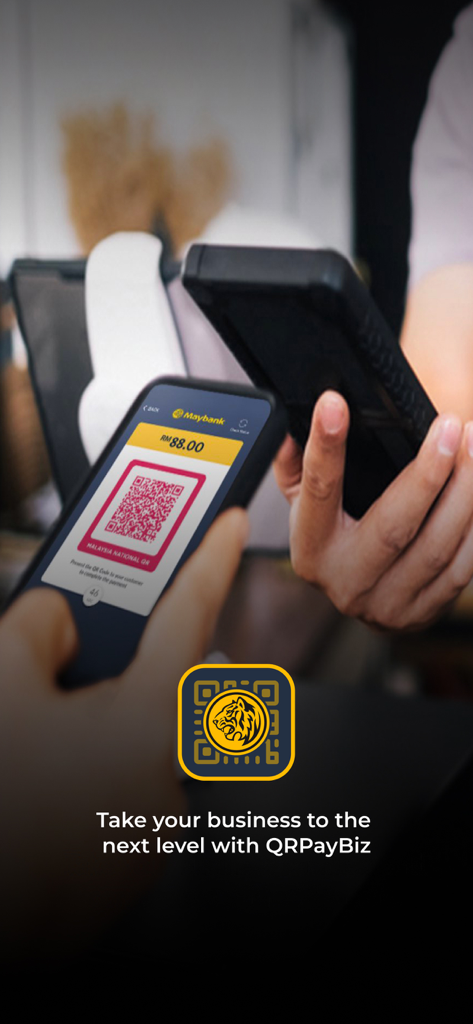 Maybank QRPayBiz - Mobile QR code payment via Maybank QRPayBiz app