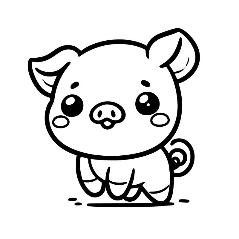 cute pig