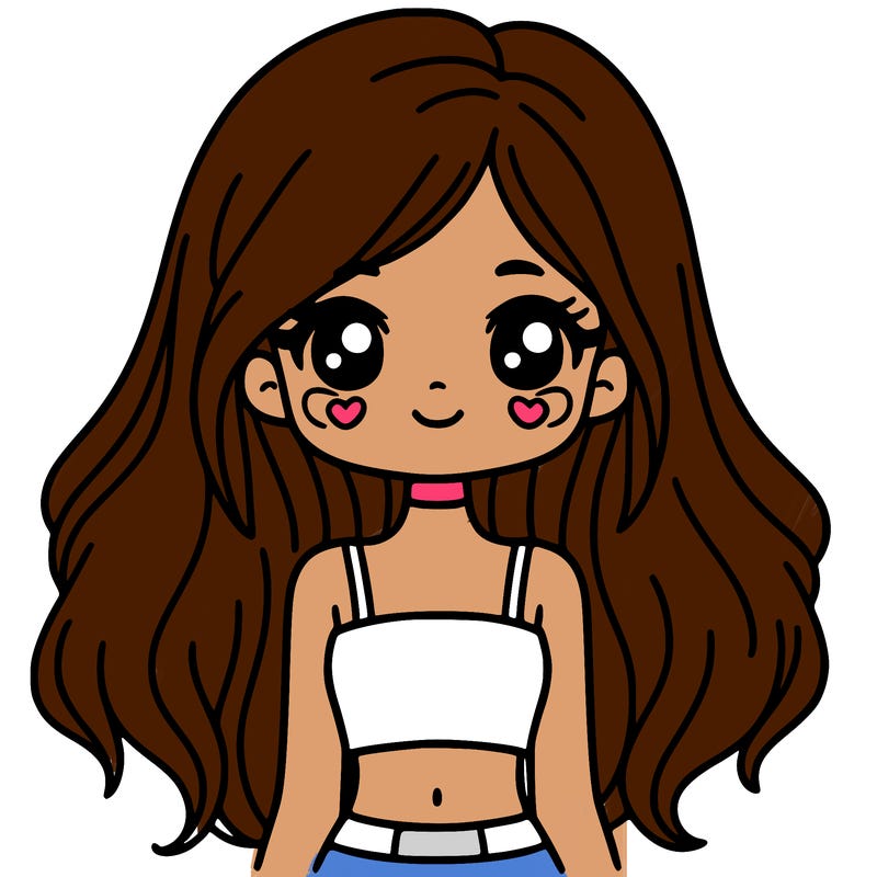 girl with cute crop top