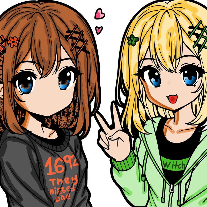 cute anime teen girl