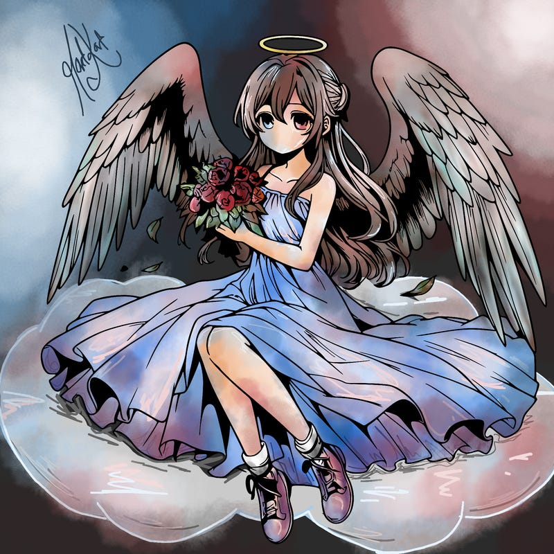 manga angel realistic
