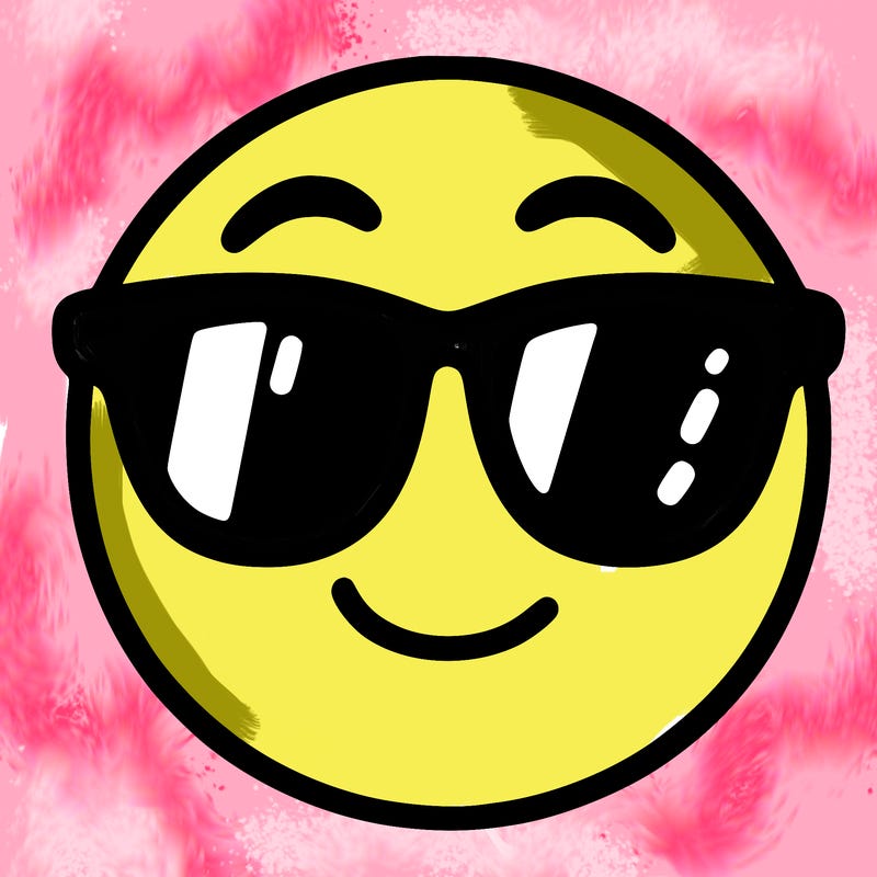emoji with sunglasses
