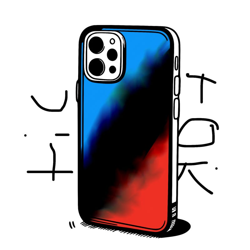 a plain phone case