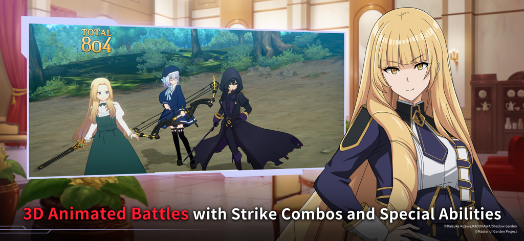 The Eminence in Shadow RPG - Batallas animadas en 3D y combos de golpe en The Eminence in Shadow RPG