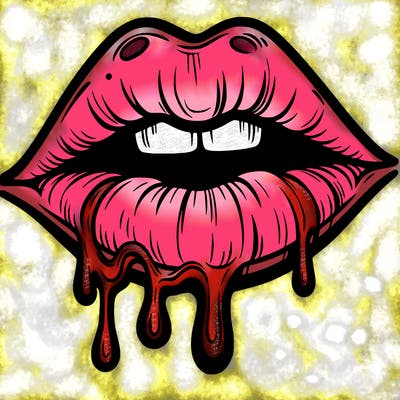 lips that look realistic and drip