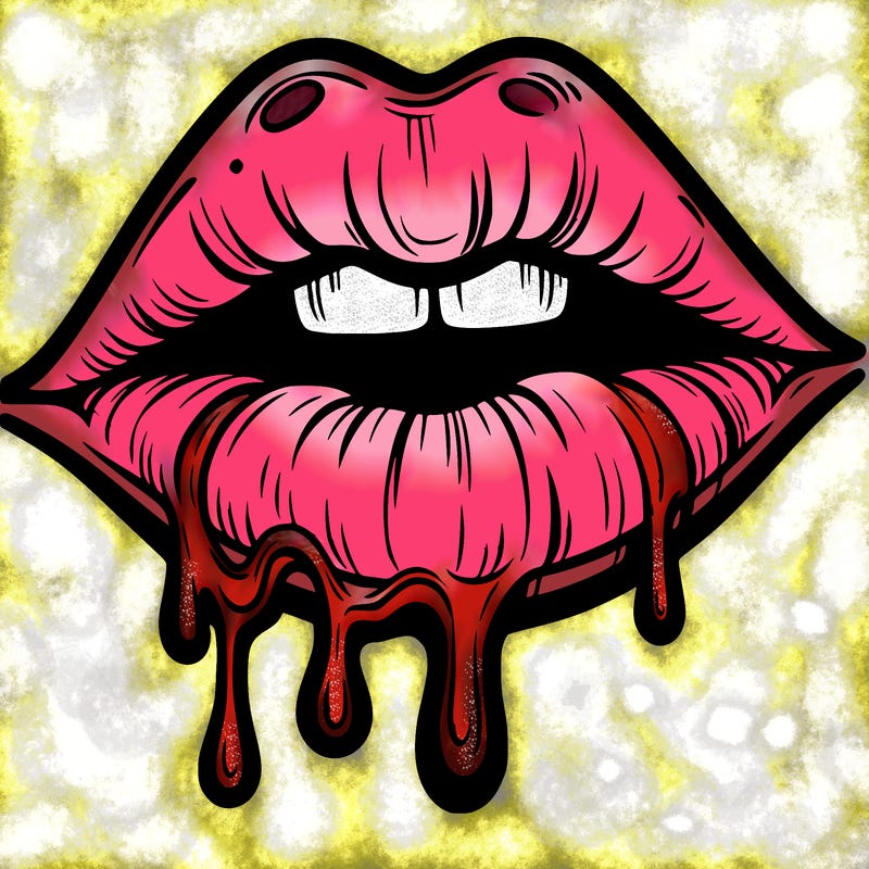 lips that look realistic and drip