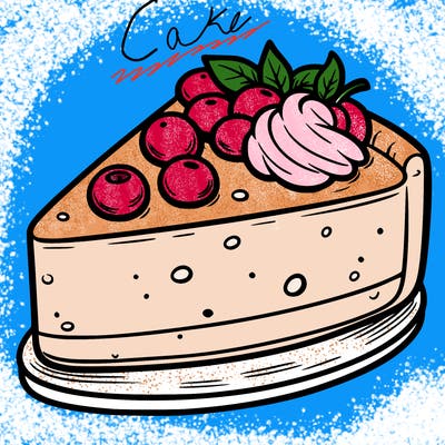 a cheesecake